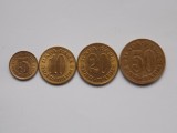 LOT 4 MONEDE 5,10,20,50 PARA 1965 IUGOSLAVIA