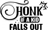 Cumpara ieftin Sticker Auto, Honk if a kid falls out, 30 cm, 12233ST-12, Oem