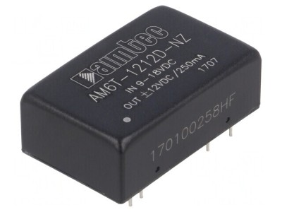 Convertor DC-DC 6W 9-18V la 12V/-12V DIP24 foto