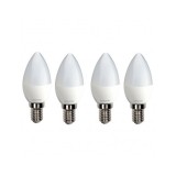 Set 4 Becuri cu led 4W E14 Lumina calda LF 3042