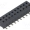 Conector şiruri pini mamă 20 PIN 1,27mm aurit SMT SAMTEC