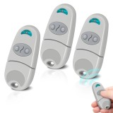 Telecomandă pentru poartă de garaj la 433.92 MHz, 3 bucăți telecomandă pentru porți pentru emițător manual EV, NA, EE, emițător manual cu 2 canale pen