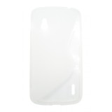 Husa silicon S-case transparenta pentru LG Google Nexus 4 E960