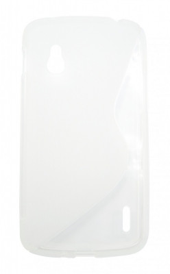 Husa silicon S-case transparenta pentru LG Google Nexus 4 E960 foto