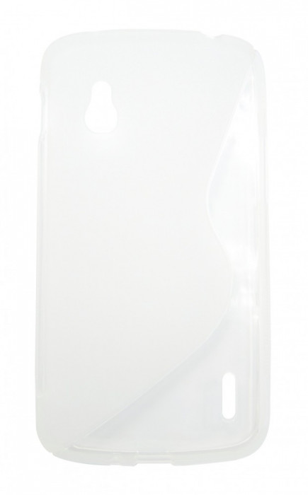 Husa silicon S-case transparenta pentru LG Google Nexus 4 E960