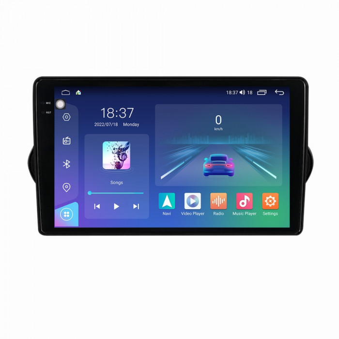 Navigatie dedicata cu Android Fiat Tipo dupa 2015, 8GB RAM, Radio GPS Dual