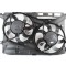 GMV radiator electroventilator Ford Fusion (USA), 2012-, motor 1.5 Ecoboost, 1.6 Ecoboost, benzina, 340/340 mm; (2 +2) pini