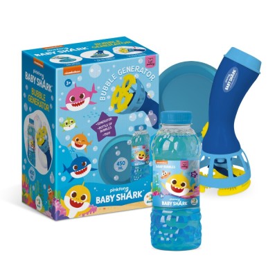 BABY SHARK SET DE BALOANE DE SAPUN CU GENERATOR 450ML foto