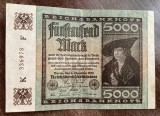 B11 61 - Bancnota foarte veche - Germania - 5000 marci - 1922