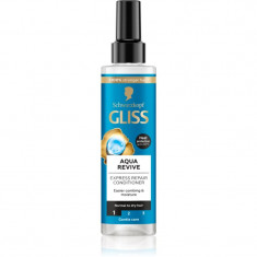 Schwarzkopf Gliss Aqua Revive conditioner Spray Leave-in pentru par normal spre uscat 200 ml