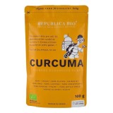 Curcuma pulbere ecologica pura, 100g, Republica Bio