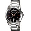 Ceas Barbatesc Casio MTP-1370D-1A2 Argintiu Negru, Bratara Metalica, Rezistent Apa 50m