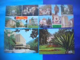 HOPCT LOT 2392 BAILE HERCULANE -JUD CARAS SEVERIN -4 CARTI POSTALE-CIRCULATE, Circulata, Printata, Caras-Severin