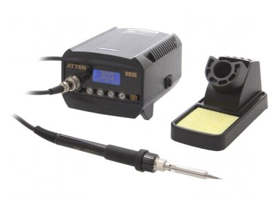 Stație de lipit 80W 150-480&amp;deg;C LCD ESD AT-980E foto