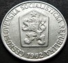 Moneda 5 HALERU - RS CEHOSLOVACIA, anul 1962 * cod 4039, Europa, Aluminiu