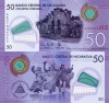 NICARAGUA 50 cordobas 2021 polymer UNC!!!