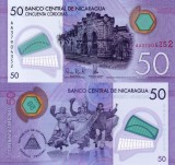 NICARAGUA 50 cordobas 2021 polymer UNC!!!