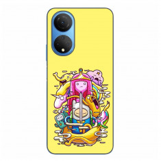 Husa compatibila cu Honor X7 Silicon Gel Tpu Model Adventure Time Poster