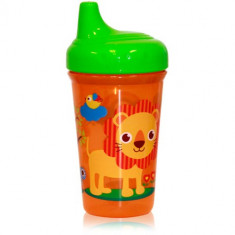 Cana cu Cioc Ergonomic Lorelli Zoo 300 ml Green Orange foto