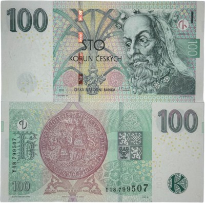 CEHIA 100 KORUN / COROANE 2018 [1] P- 25 Y , UNC , necirculata foto