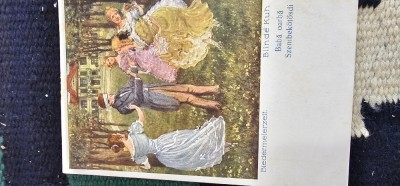 Carte postala joc BABA OARBA foto