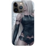Husa compatibila cu Apple iPhone 11 Pro Max Nier Automata A2, Silicon, TPU, Viceversa, Transparent, Carcasa