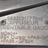 Gura de ventilație planșa de bord PEUGEOT 208 2018 OEM: 9633131777 3638067