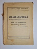 Mecanica rațională &ndash; Aut. A. G. Ioachimescu, Gabriela Țițeica, Alex. Stoenescu, Ed. Monitorul Oficial, 1947 - Autograf Stoenescu