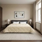 vidaXL Duvet de iarnă Crem 200 x 240 cm Microfibră și fleece Teddy 42026365