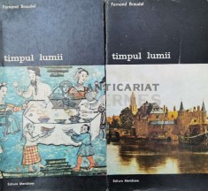 Timpul lumii Vol. 1-2 - 1989 - Fernand Braudel ($P124) foto
