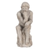Cumpara ieftin Figurina Barbat piatra gri 16x12x31 cm