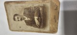 Fotografie cabinet , anii 1900 , atelier fotografic LOUIS BUCURESTI