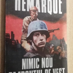 myh 35f - Erich Maria Remarque - Nimic nou pe frontul de vest - ed 1992