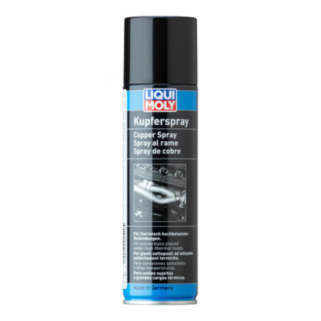 Spray de lubrifiere cu cupru LIQUI MOLY 1520, volum 250 ml, rezistenta la temperaturi intre -30 Celsius si +1100 Celsius