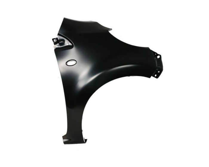 Aripa fata Citroen C1 (Pm/Pn), 09.2005-05.2012 / Peugeot 107 (P) 09.2005-05.2012, partea Dreapta, cu gaura pentru semnalizare, 7841S8, 230102-J galva