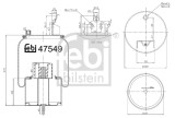 FEBI BILSTEIN 47549 Burduf, suspensie pneumatica