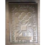 Medalie Olimpiada Albă 1984 Targu Mureş