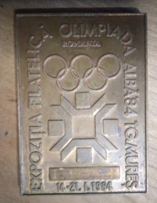 Medalie Olimpiada Albă 1984 Targu Mureş foto