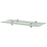 Cumpara ieftin Rafturi suspendate, 2 buc., 60 x 10 cm, sticla, 8 mm