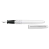 Stilou MR Wildness Pilot varf mediu corp metalic alb
