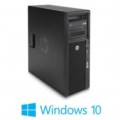 Workstation Refurbished HP Z420, Octa Core E5-2670, Quadro 2000, Win 10 Home foto