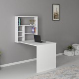 Cumpara ieftin Birou pe perete Sedir Alb 59x16x80.2 cm