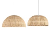 Cumpara ieftin Set 2 lustre iarba mare natur Bagan 60x29 cm, 70x35 cm