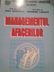 Toma Georgescu - Managementul afacerilor (Editia: 2002) foto
