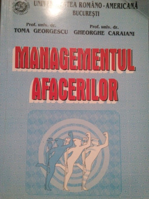 Toma Georgescu - Managementul afacerilor (2002) foto