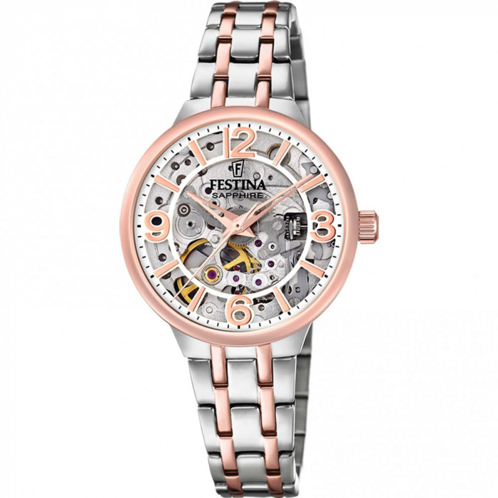 Ceas Dama, Festina, Automatic Skeleton F20615/1 - Marime universala