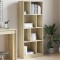Gossi biblioteca, stejar sonoma, 57x28,5x141 cm, lemn prelucrat