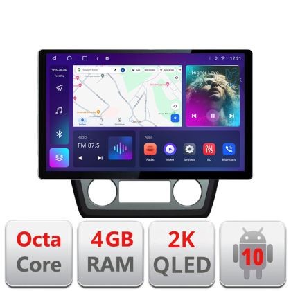 Navigatie dedicata Skoda Yeti 2009-2014 N-YETI Edonav ecran 13&quot; 2K 8 si 128 Android Waze USB Navigatie 4G 360 Toslink Youtube Radi CarStore Technology