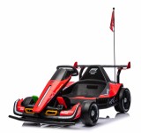 Cumpara ieftin Kart electric pentru copii 3-11 ani, Racing F1 500W, 24V, telecomanda, bluetooth, functie drift, rosu