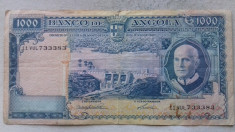 BANCNOTA 1000 ESCUDOS 1962-ANGOLA foto